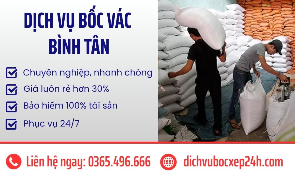Dịch vụ bốc vác Bình Tân