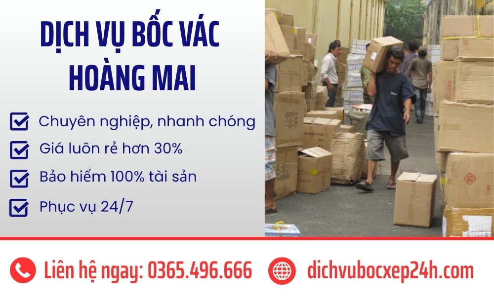 Dịch vụ bốc vác Hoàng Mai