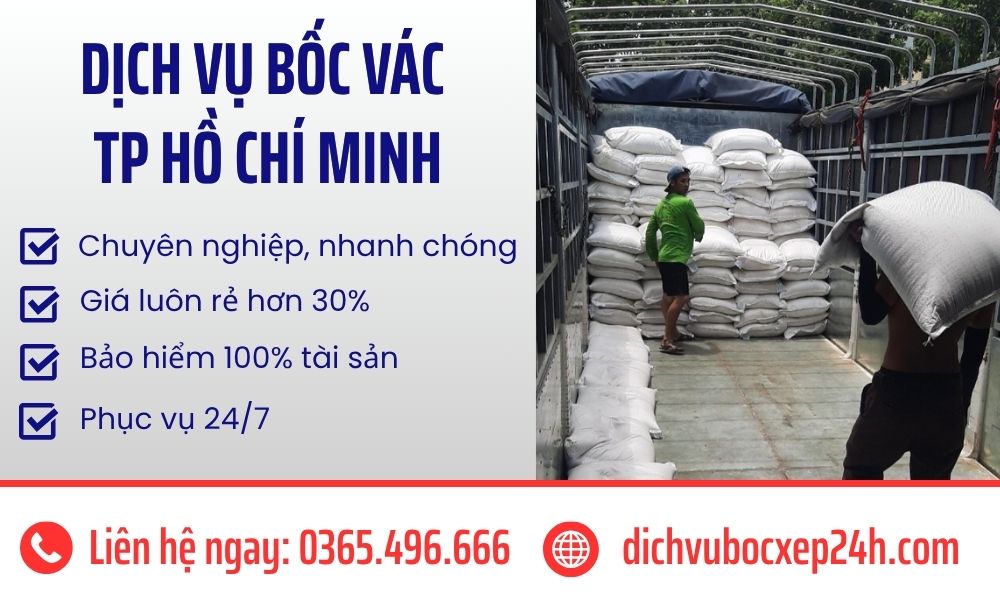 Dịch vụ bốc vác TPHCM hỗ trợ nhanh cho kho nhỏ và cửa hàng