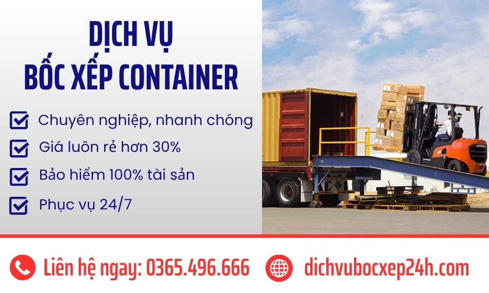 Dịch vụ bốc xếp container