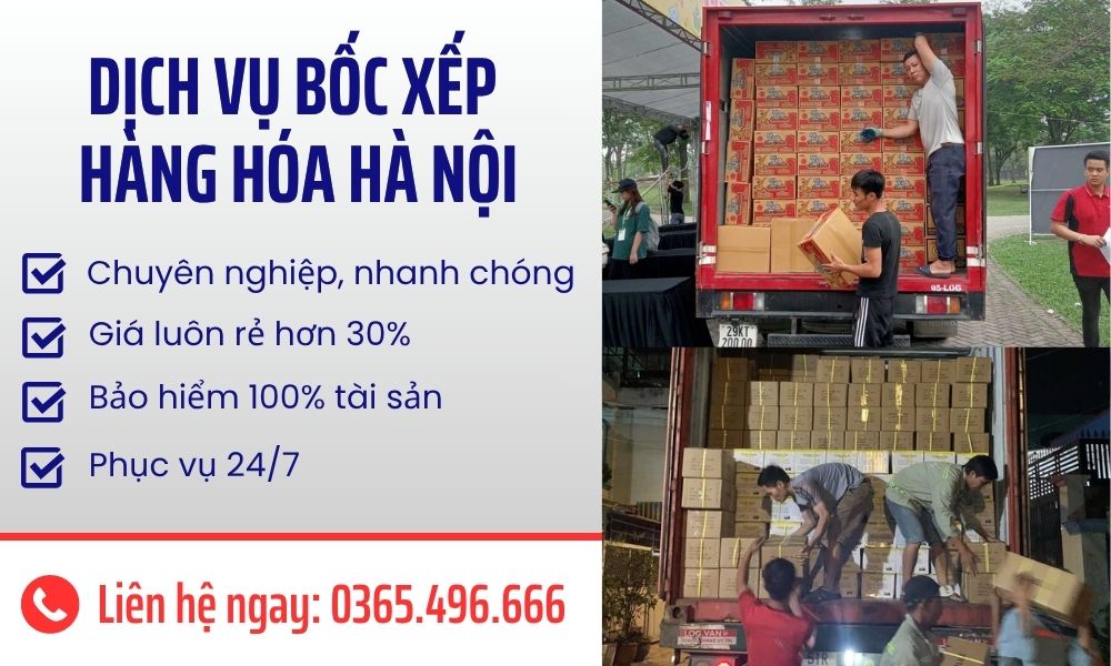 Dịch vụ bốc xếp hàng hóa tại Hà Nội
