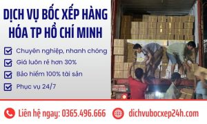 Dịch vụ bốc xếp hàng hóa TPHCM hỗ trợ nhanh cho kho xưởng và doanh nghiệp