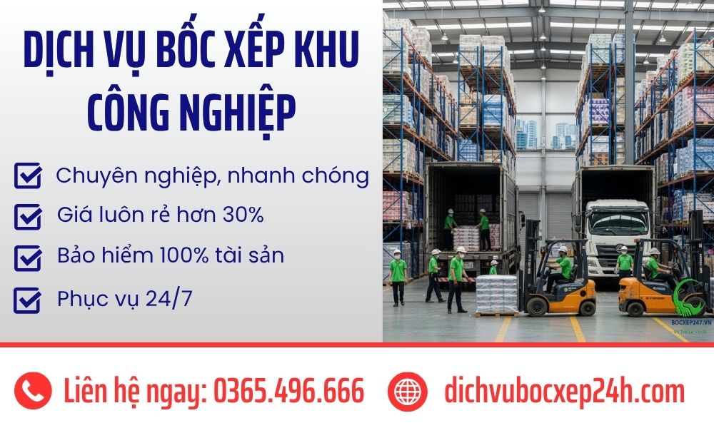 Dịch vụ bốc xếp khu công nghiệp