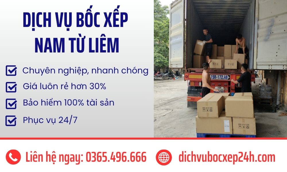 Dịch vụ bốc xếp Nam Từ Liêm